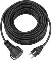 Brennenstuhl tuinkabel 5m verlengkabel 5 meter | voor in de tuin en op het werk | zwart | 1161420 - 1161420