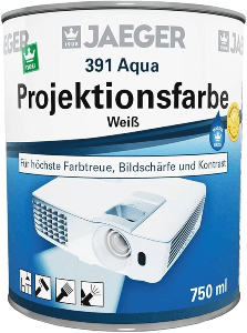 jaeger aqua projectieverf wit 750 ml