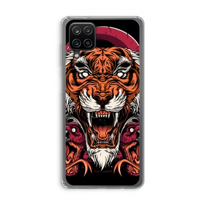 Tiger and Rattlesnakes: Samsung Galaxy A12 Transparant Hoesje