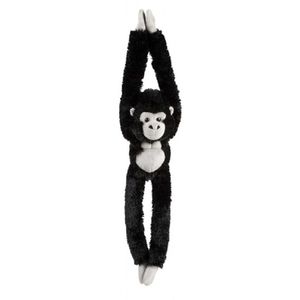 Zwarte gorillas knuffels 65 cm knuffeldieren   -