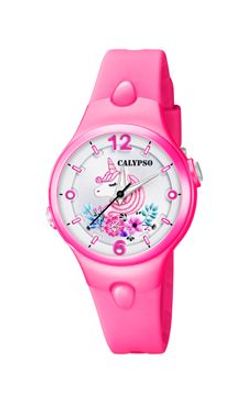 Horlogeband Calypso K5783-6 / K5783-D Kunststof/Plastic Roze