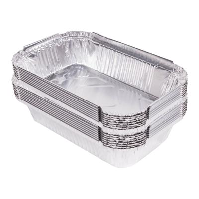 BBQ grill-schalen - 16x - aluminium - 17 x 10.5 x 4 cm - barbecue / oven
