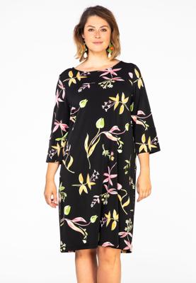 Yoek Jurk TULIP | Zwart | Maat XL