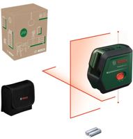 Bosch Groen UniversalLevel 2 Kruislijnlaser | Incl. 2x Alkaline LR06/AA + Opbergetui - 0603663FZ0