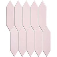 The Mosaic Factory Paris Mozaiek Tegel Picket- Roze Porselein Geglazuurd 255x315 mm