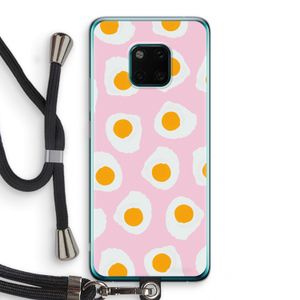 Dancing eggs: Huawei Mate 20 Pro Transparant Hoesje met koord
