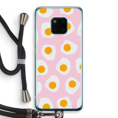Dancing eggs: Huawei Mate 20 Pro Transparant Hoesje met koord