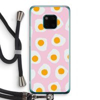 Dancing eggs: Huawei Mate 20 Pro Transparant Hoesje met koord