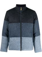 Thom Browne veste matelassée à design colour block - Bleu - thumbnail