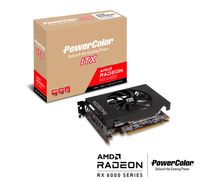 PowerColor AXRX 6400 4GBD6-DH videokaart AMD Radeon RX 6400 4 GB GDDR6 - thumbnail