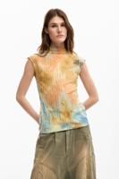 Textuur T-shirt - BROWN - XL