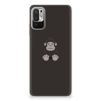 Xiaomi Redmi Note 10/10T 5G | Poco M3 Pro Telefoonhoesje met Naam Gorilla - thumbnail