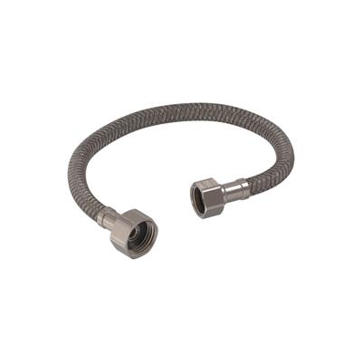 Flexibele Aansluitslang MAY 30 cm G1/2" x G3/8" Aansluiting Geborsteld Nickel PVD