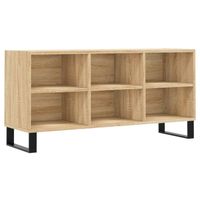 The Living Store TV-meubel - Sonoma eiken - 103.5 x 30 x 50 cm - Voldoende opbergruimte