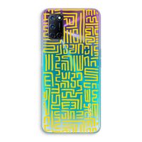 Majorelle Blue Print: Oppo A72 Transparant Hoesje Majorelle Blue Print: Oppo A72 Transparant Hoesje
