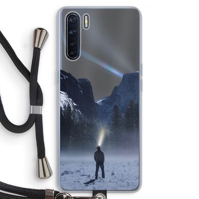 Wanderlust: Oppo A91 Transparant Hoesje met koord