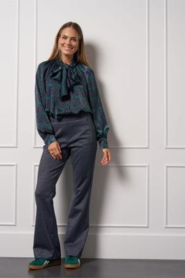 Flair sparkle trousers - dark blue/silver - 13329