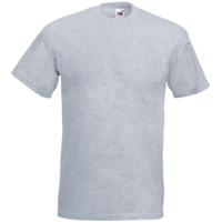 Fruit of the Loom Basics t-shirt voor heren - lichtgrijs - 100% katoen t-shirts - Regular fit