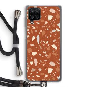 Terrazzo N°22: Samsung Galaxy A12 Transparant Hoesje met koord