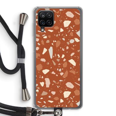 Terrazzo N°22: Samsung Galaxy A12 Transparant Hoesje met koord