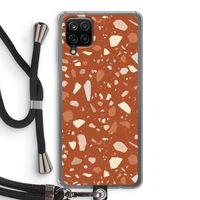 Terrazzo N°22: Samsung Galaxy A12 Transparant Hoesje met koord