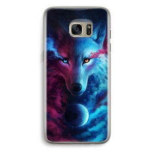 Where Light And Dark Meet: Samsung Galaxy S7 Edge Transparant Hoesje