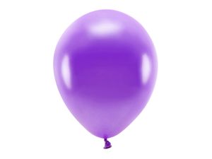 Metallic Ballonnen Violet Premium Organic (10st)