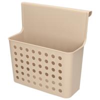 Plasticforte Badkamerrekje - taupe - douche opbergmandje - 26x24 cm