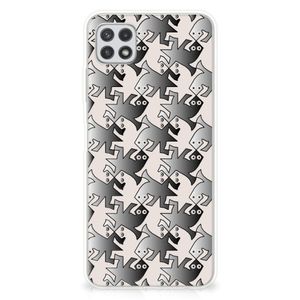 Samsung Galaxy A22 5G TPU Hoesje Salamander Grey