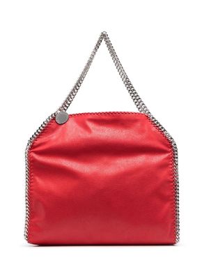 Stella McCartney sac cabas en cuir artificiel à breloque logo - Rouge