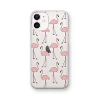 Anything Flamingoes: iPhone 12 Transparant Hoesje