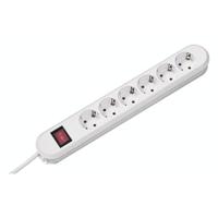 Bachmann SMART 6x Schuko H05VV-F 3G 1.50mm² 16A/3680W 3m power uitbreiding 6 AC-uitgang(en) Zwart - thumbnail