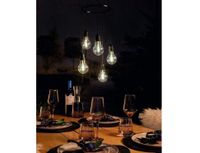 Luxform BATTERY 5 DROP HUBBLE Buitengebruik hangverlichting LED Transparant - thumbnail