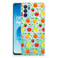 OPPO Reno 6 5G Siliconen Case Fruits