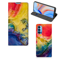 Bookcase OPPO Reno4 Pro 5G Watercolor Dark - thumbnail