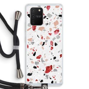 Terrazzo N°12: Samsung Galaxy S10 Lite Transparant Hoesje met koord