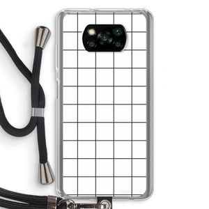 Rooster: Xiaomi Poco X3 NFC Transparant Hoesje met koord