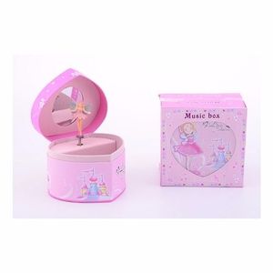 Muziekdoosje ballerina roze 12,5 cm