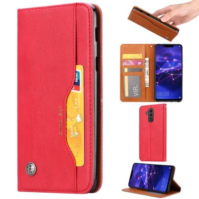 Knead huidtextuur horizontale Flip lederen case voor Huawei mate 20 lite met foto frame & houder & kaartsleuven & portemonnee (rood)
