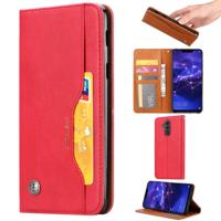Knead huidtextuur horizontale Flip lederen case voor Huawei mate 20 lite met foto frame & houder & kaartsleuven & portemonnee (rood)