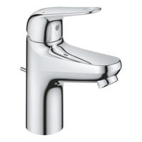 GROHE Euroeco Wastafelmengkraan - s-size - met trekwaste - chroom 23262001