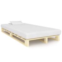 Bedframe pallet massief grenenhout 120x200 cm