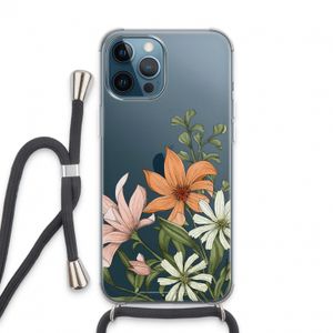 Floral bouquet: iPhone 13 Pro Max Transparant Hoesje met koord