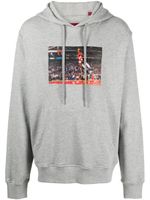 Mostly Heard Rarely Seen 8-Bit hoodie Air Time à imprimé graphique - Gris - thumbnail