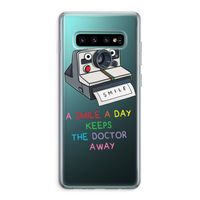 Smile: Samsung Galaxy S10 Plus Transparant Hoesje