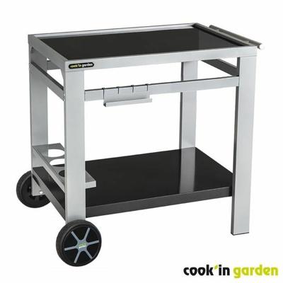 Trolley Cook'in Garden Media 80 Zwart noir