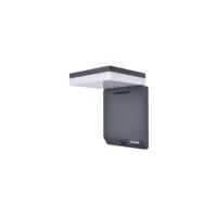 Lutec 6943101012 Solar-LED-Aussenl. m. BWM MOZE Wandlamp op zonne-energie met bewegingsmelder LED LED 8 W Zwart - thumbnail