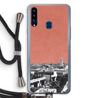 Marrakech Skyline : Samsung Galaxy A20s Transparant Hoesje met koord