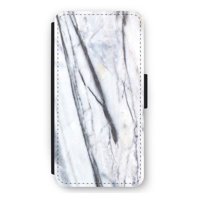 Gestreepte marmer: iPhone 11 Flip Hoesje