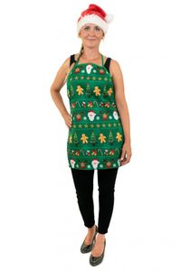 Kerst Keukenschort Groen